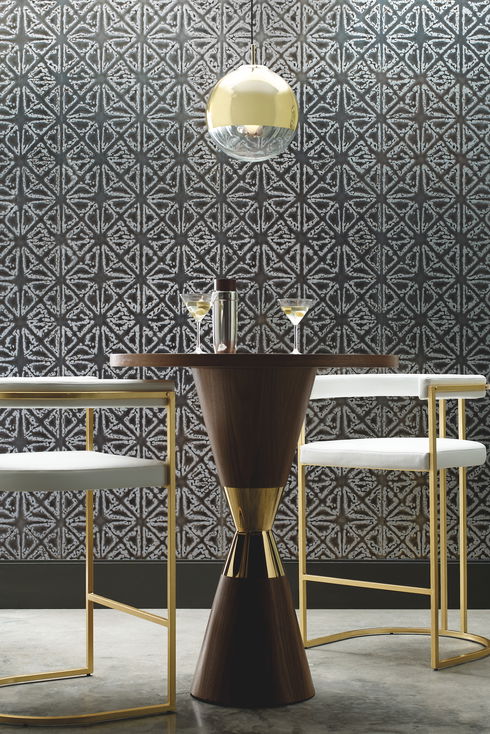 Empire Diamond Grey Wallpaper