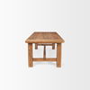 Stetson 94.5' Rectangular Natural Brown Wood Dining Table thumbnail 5