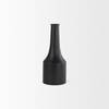 Aubrey Small 14.0H Black Iron Flower Vase, Decorative Jar by Mercana, 5.5" length x 5.5" width x 14" height thumbnail 6