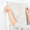 Palm Cove Toile White & Grey Wallpaper thumbnail 5