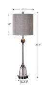 Gallo Nickel Buffet Lamp thumbnail 2