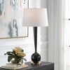 Brielle Polished Black Table Lamp thumbnail 1