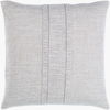 Pleated Cotton Accent Pillow Down, Decorative Pillow by Surya, 18" length x 18" width thumbnail