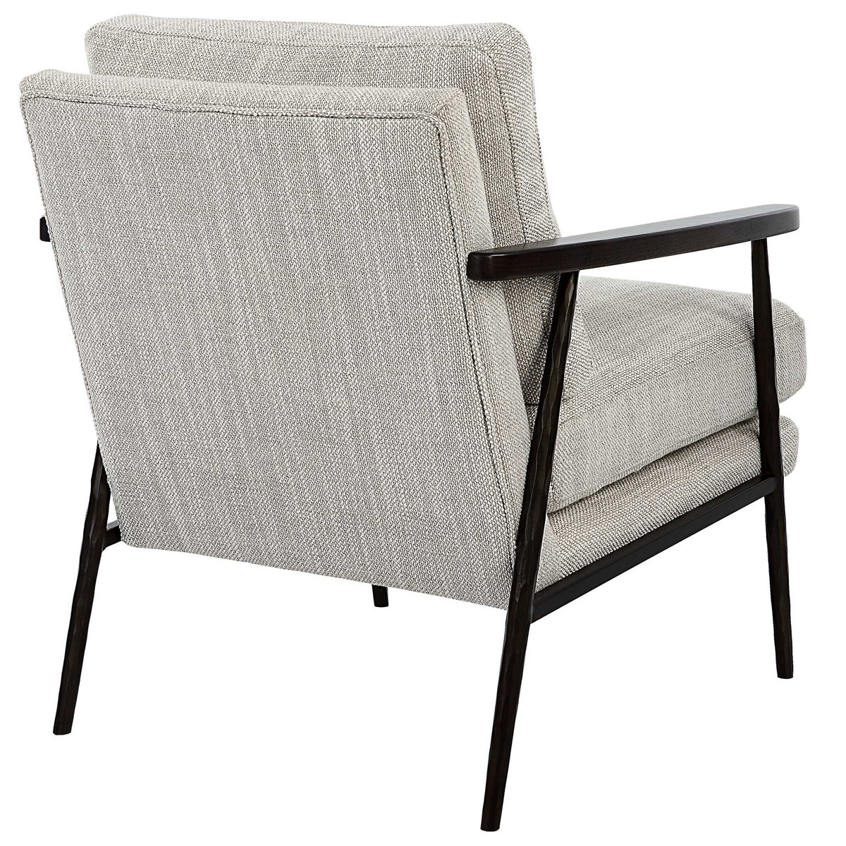 Sebastian Cast Iron Accent Chair, by Uttermost, 26" width x 33" height x 33" depth View 7