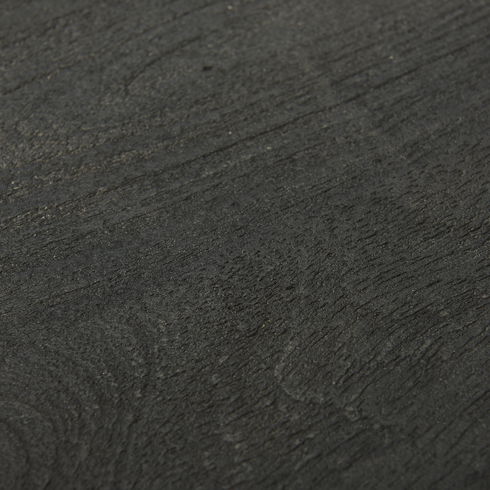 Atticus Black Wood and Antiqued Gold Metal Nesting Accent Tables (Set of 2)