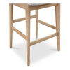 Deco Oak Barstool Light Grey thumbnail 4