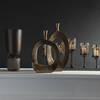 Kyler Textured Bronze Vases Set/2, by Uttermost, 10.75" width x 22" height x 2" depth thumbnail 3