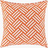 Basketweave Accent Pillow, Decorative Pillow by Surya, 16" length x 16" width thumbnail