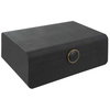 Lalique Black Shagreen Box, Boxe by Uttermost, 12.87" width x 4.5" height x 9" depth thumbnail 4