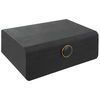 Lalique Black Shagreen Box, Decorative by Uttermost, 12.87" width x 4.5" height x 9" depth thumbnail 4