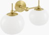 Okena Wall Sconce, by Surya, 9" length x 18" width x 12" height thumbnail