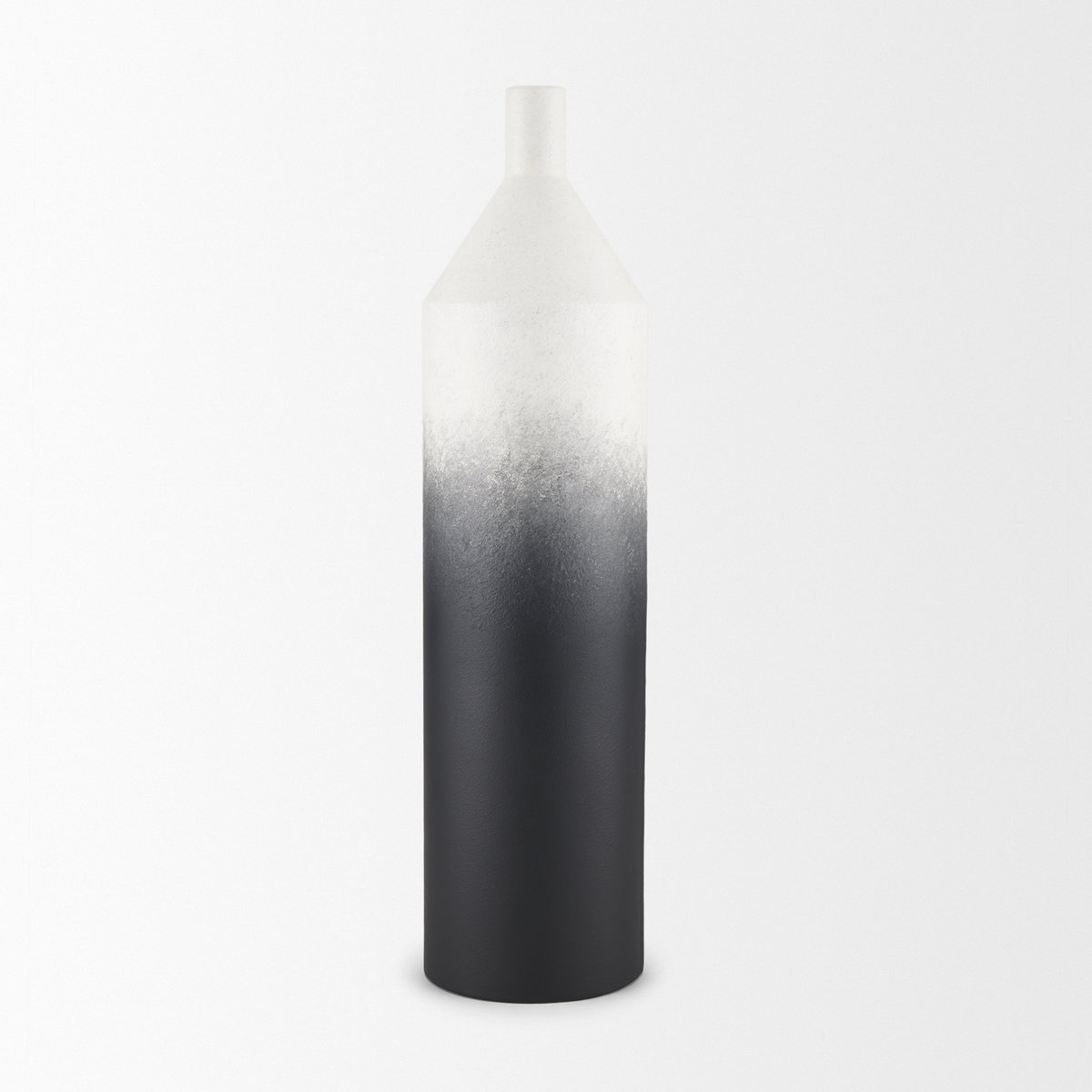 with Black Ombre Metal Vase, by Mercana, 5.91" length x 5.91" width x 23.62" height View 6