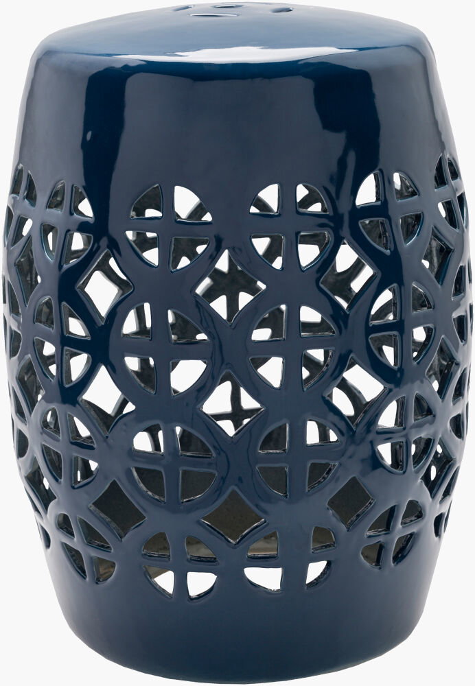 Ridgeway Garden Stool, Outdoor Furniture by Surya, 1'1" width x 1'5" height