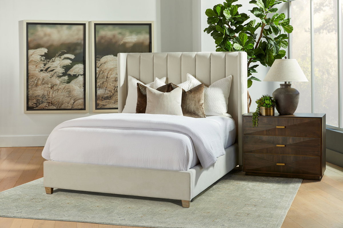 Chandler Queen Bed, by Essentials for Living, 71.25" width x 61.75" height x 87" depth View 19