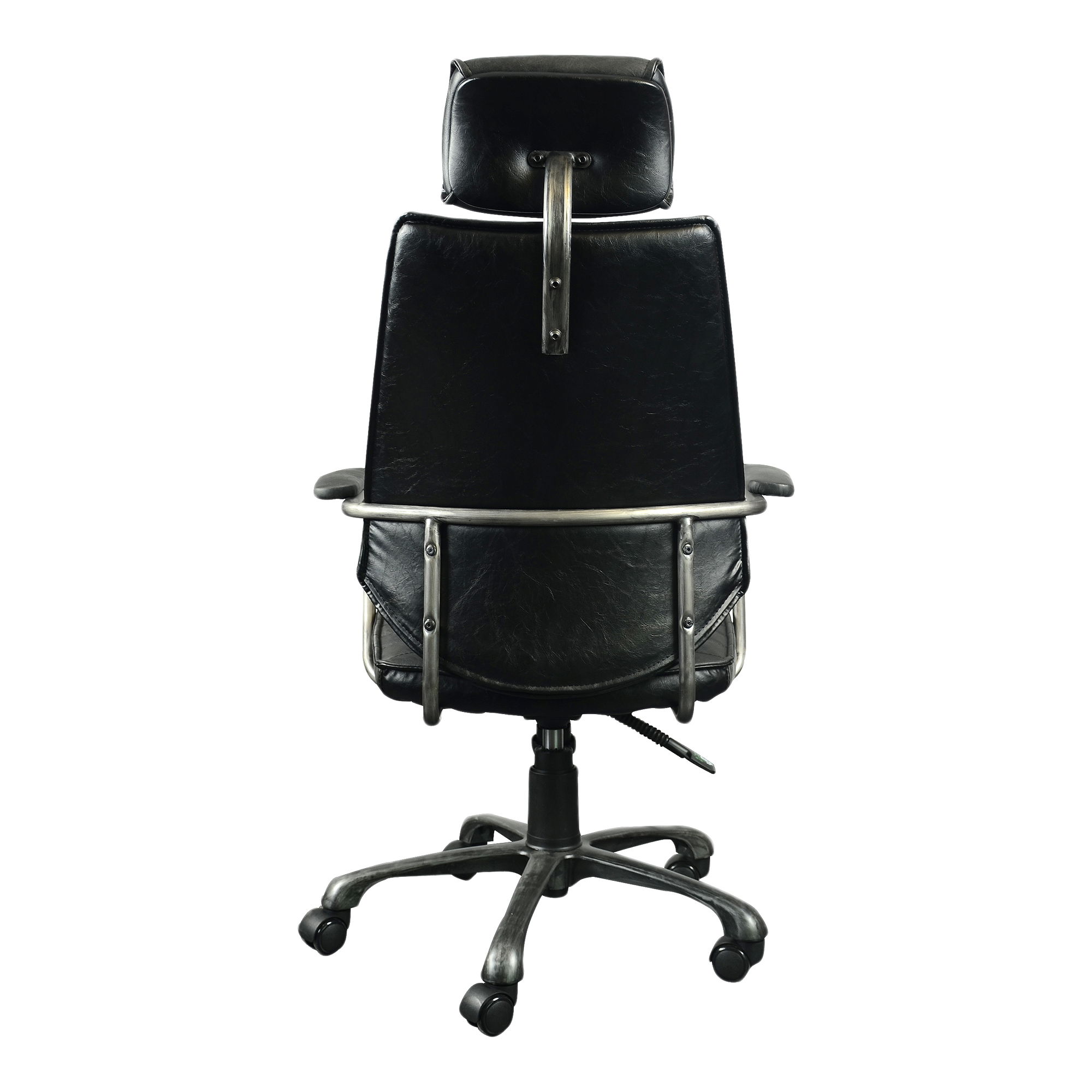Executive Office Chair Black, by Moe's Home, 25.5" width x 45" height x 26" depth View 4