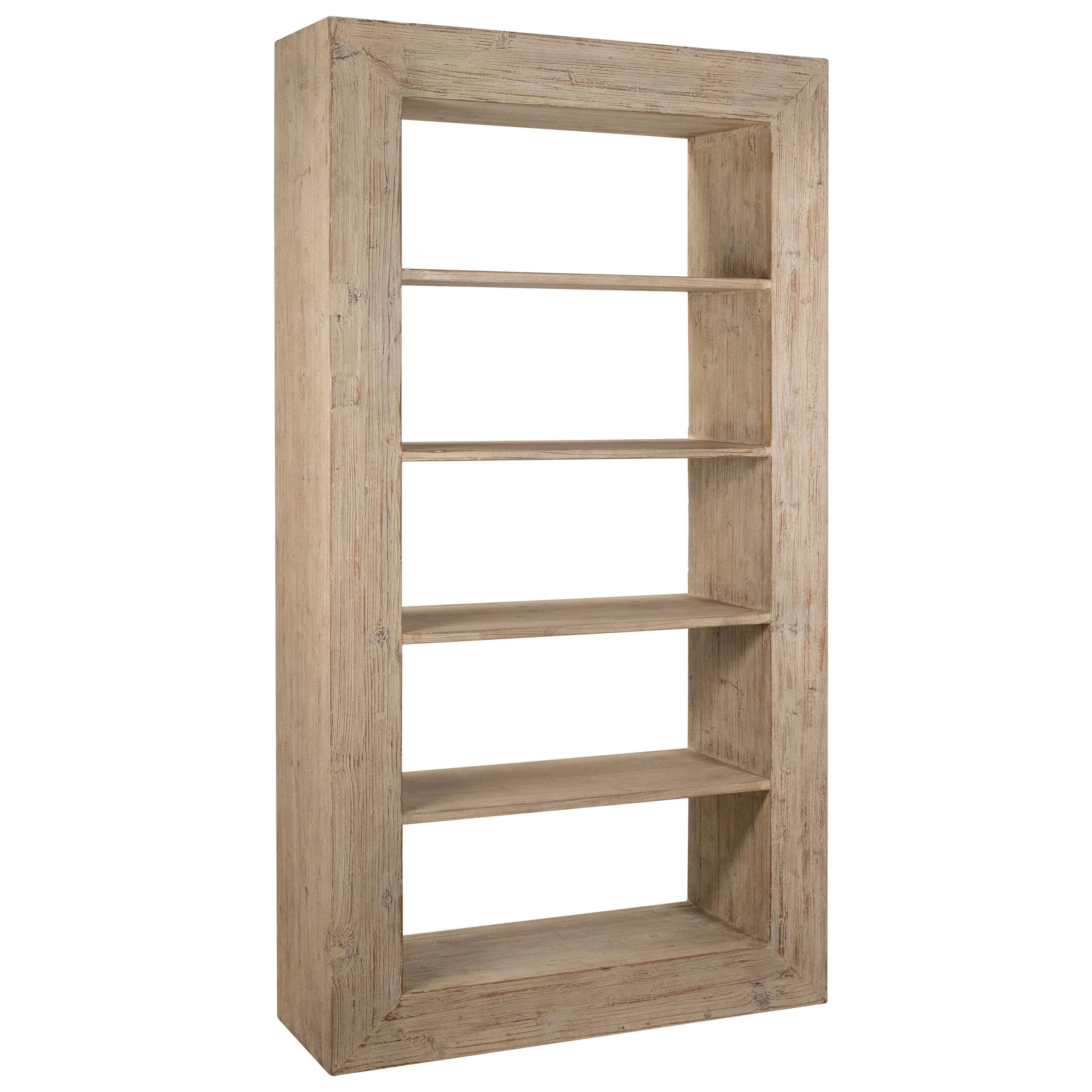 Amaya Bookcase, Shelving & Bookcase by Dovetail, 48" width x 88" height x 16" depth View 1