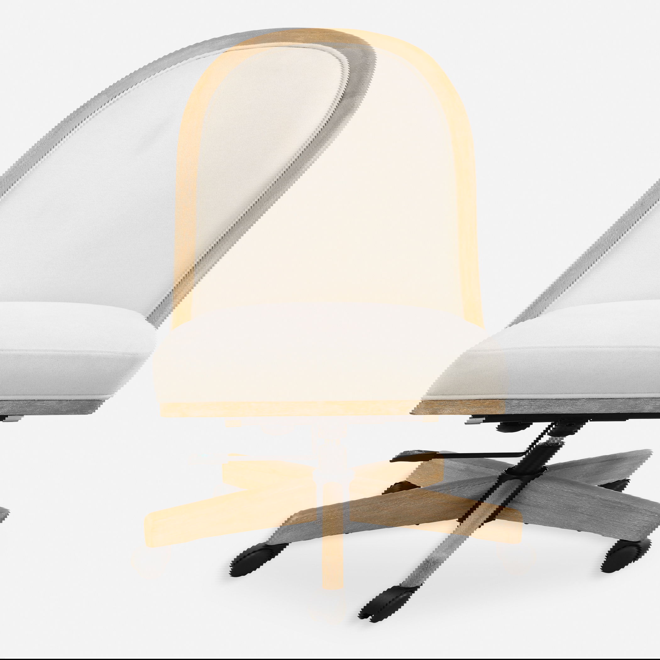 Lithe Light Oak Desk Chair, Furniture by Uttermost, 22.5" width x 37.5" height x 26.5" depth View 1