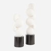 Symmetry White Sculptures Set/2, Figurines & Statue by Uttermost, 4.5" width x 18" height x 4.5" depth thumbnail 1