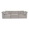 Terra Modular Sofa Light Grey, Sectional Sofa by Moe's Home, 114" width x 32" height x 38" depth thumbnail 1