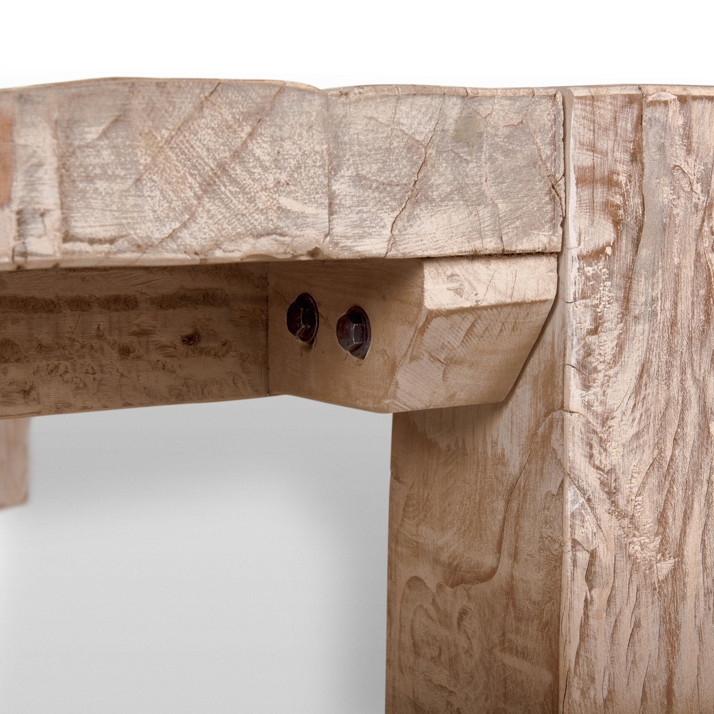 McArthur 48x48 Square Reclaimed Solid Wood Coffee Table large image 