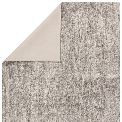 Britta Living Oland Handmade Solid Gray/Cream Area Rug