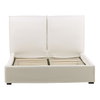Omari Bed Queen Off White, by Dovetail, 70" width x 48" height x 91" depth thumbnail 2