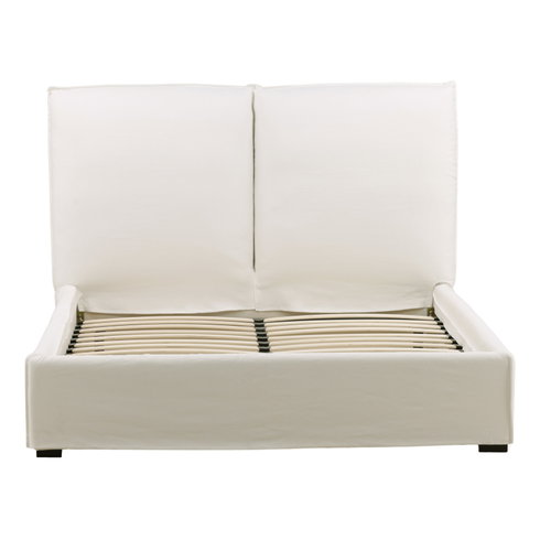 Omari Bed Queen Off White