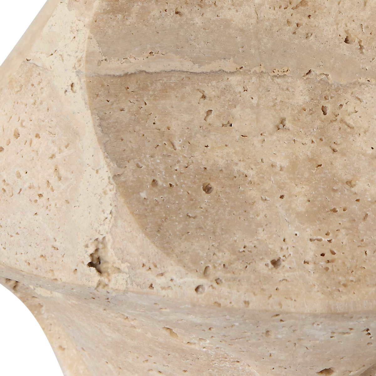 Indent Travertine Accent Lamp, by Uttermost, 9" width x 16.25" height x 9" depth View 8