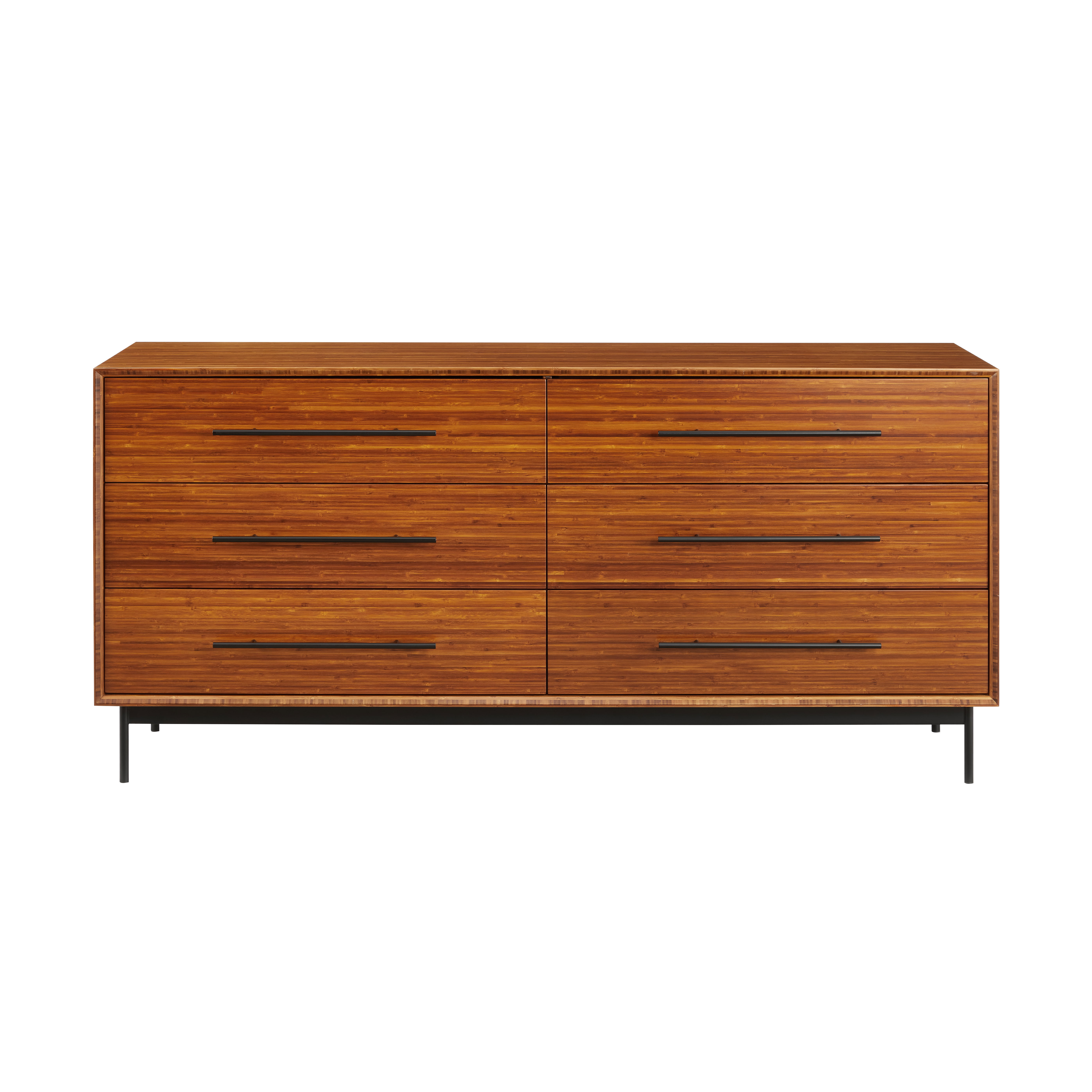 Taylor 6 Drawer Dresser, Amber large image 