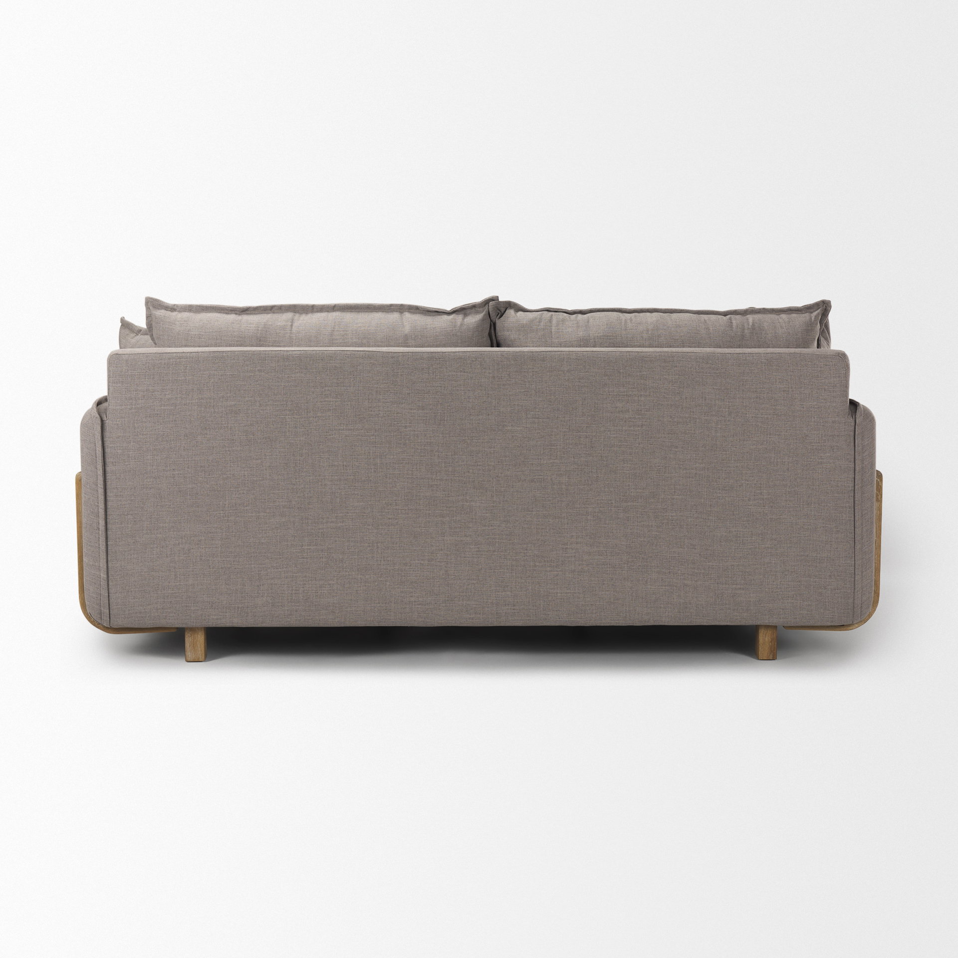Roy I 84' Flint Gray Upholstered Three Seater Sofa, Sofas & Sectional by Mercana, 83.86" length x 40.94" width x 32.87" height View 6