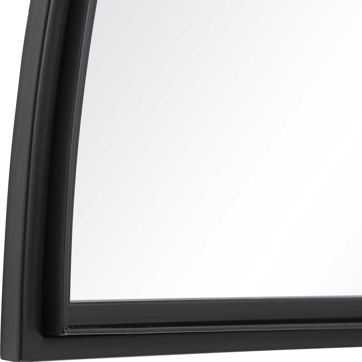 Rousseau Iron Window Arch Mirror, by Uttermost, 60" width x 30.5" height x 1.37" depth View 6