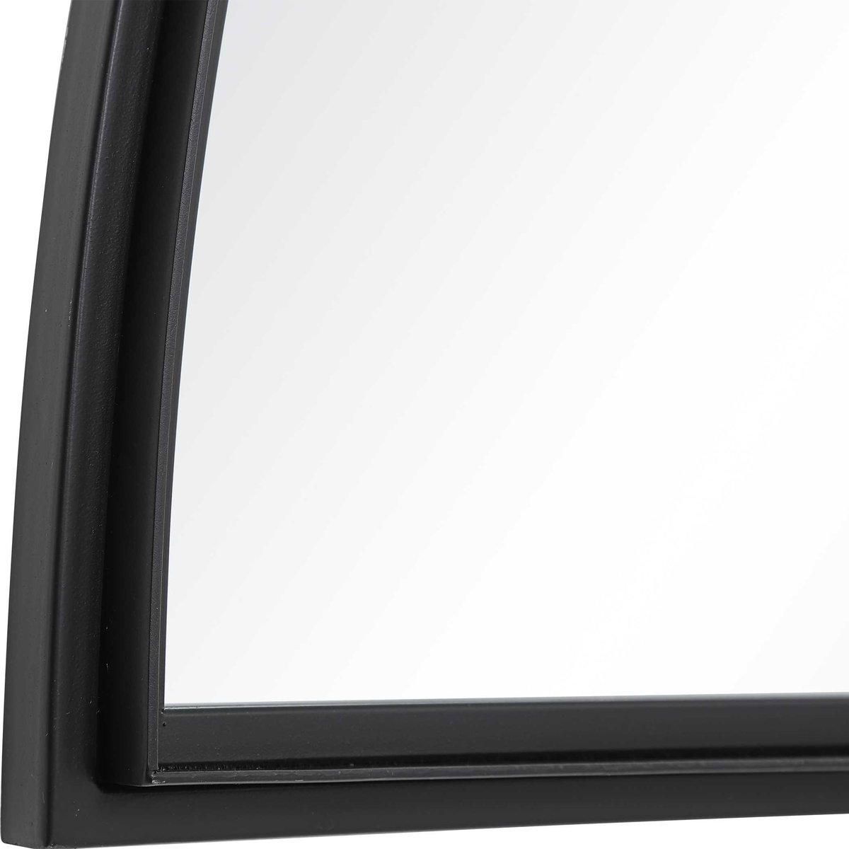Rousseau Iron Window Arch Mirror, by Uttermost, 60" width x 30.5" height x 1.37" depth View 6