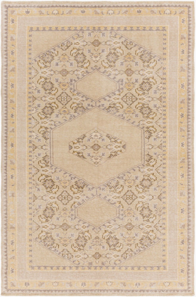 Zahra Handmade Rug, by Surya, 1'6" length x 1'6" width