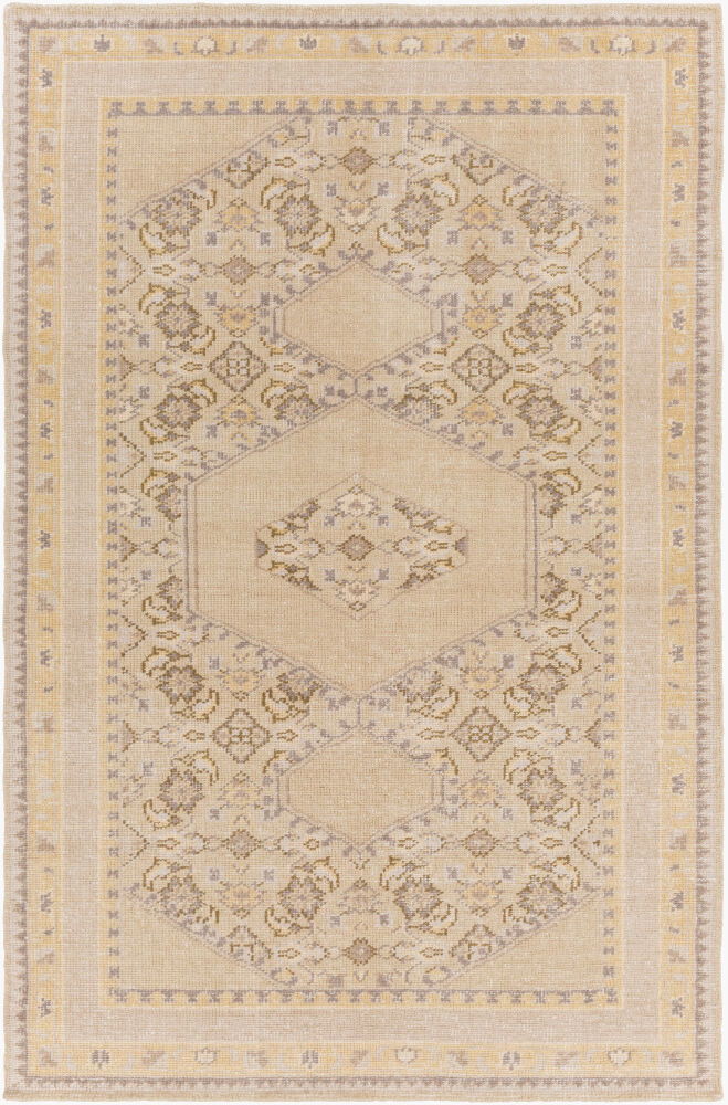 Zahra Handmade Rug, by Surya, 5'6" length x 3'6" width