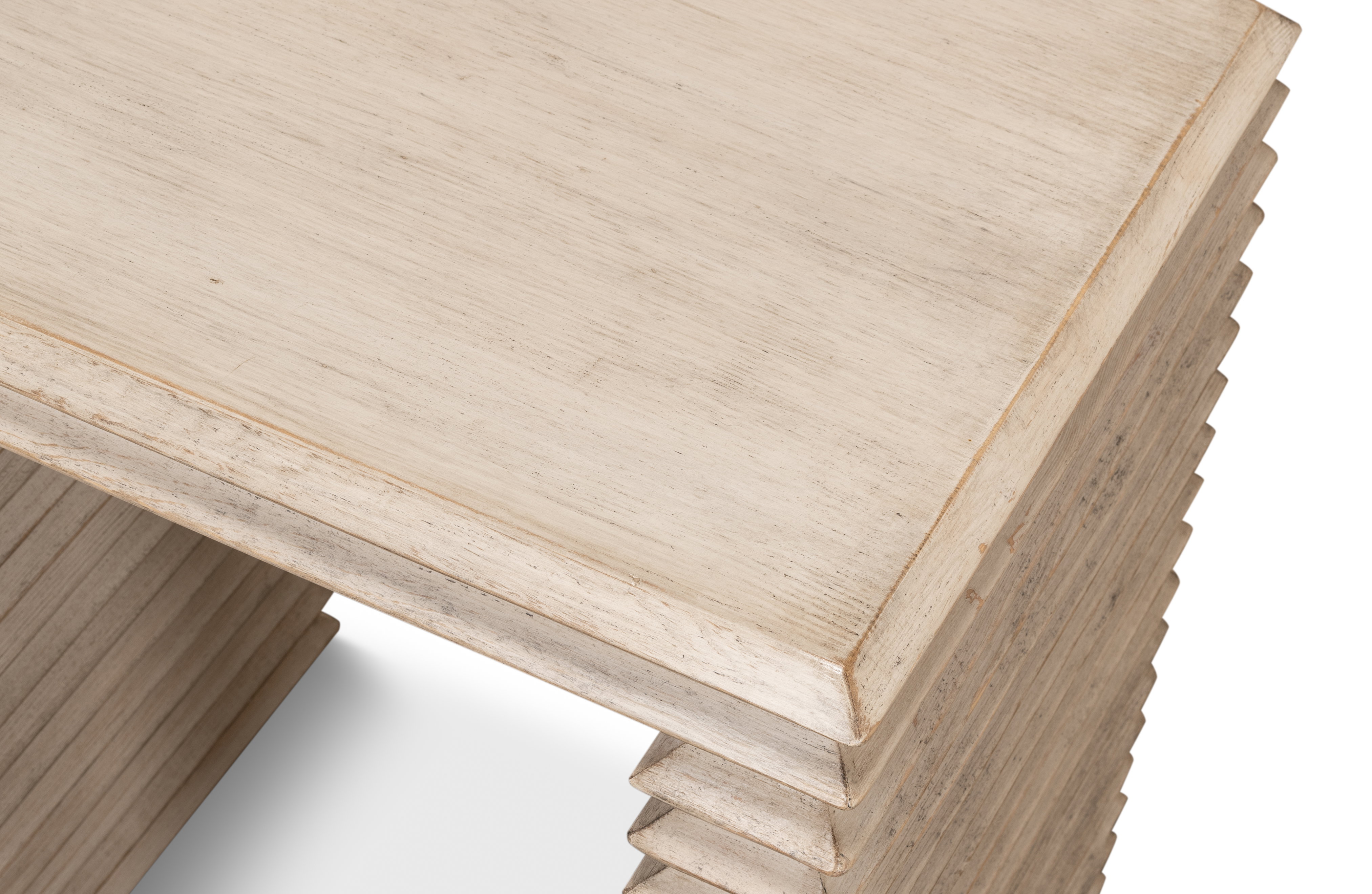 *Stacked Side Table, Stone Grey, Side & End Table by Sarreid, 20" length x 16" width x 24" height View 26