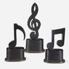 Music Notes Metal Figurines, Set/3 thumbnail 0