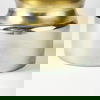 Adriatic I Small Brushed Gold Metal Glass Vase thumbnail 9