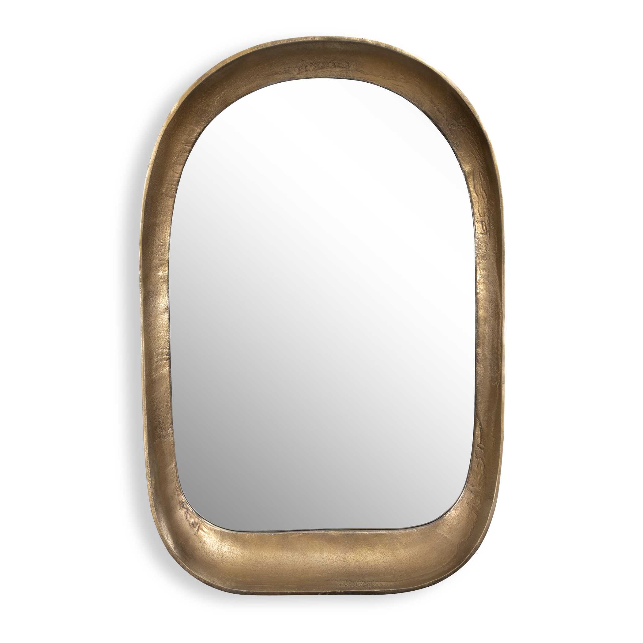 Bradano Brass Arch Mirror, by Uttermost, 23.75" width x 35.5" height x 4" depth View 1