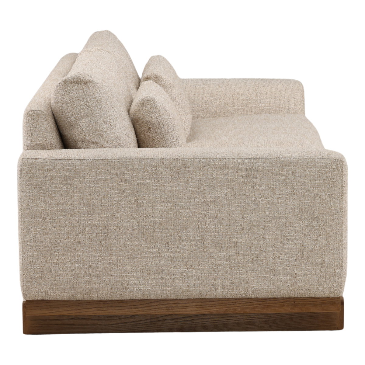 Amal Sofa Fawn, Sofas & Sectional by Dovetail, 98.5" width x 33" height x 40" depth View 3