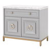 Azure Carrera Media Chest, Nightstand by Essentials for Living, 36.75" width x 32.5" height x 19" depth thumbnail 3
