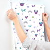 Disney Minnie Mouse Rainbow Purple Wallpaper thumbnail 3