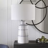 Breton Nautical Stripe Table Lamp, by Uttermost, 1'5" width x 2'4.5" height x 1'5" depth thumbnail 4