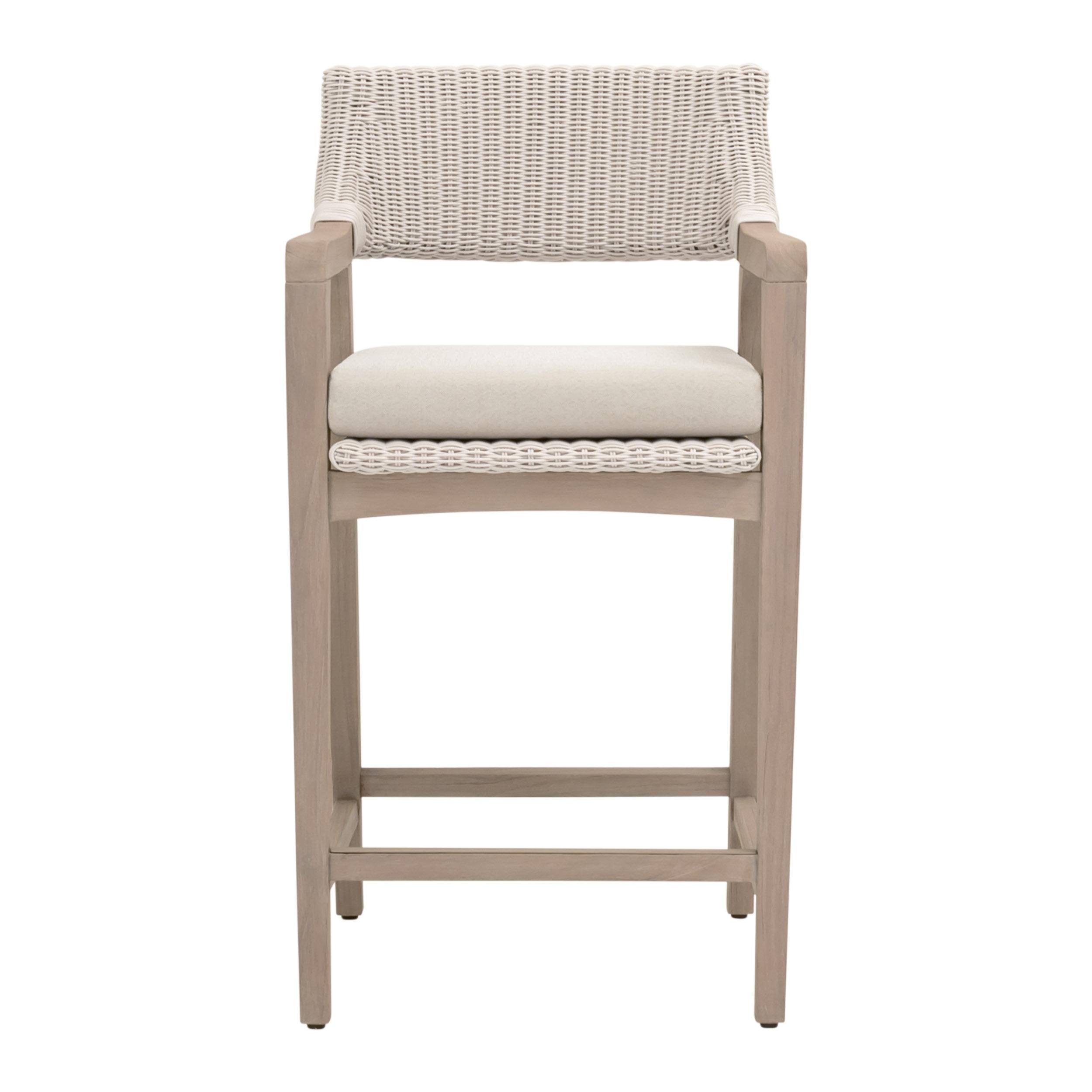 Lucia Outdoor Counter Stool, Dining Chair by Essentials for Living, 21.5" width x 39.75" height x 21" depth View 1