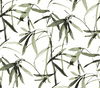 Bamboo Ink Green & Black Wallpaper thumbnail 0