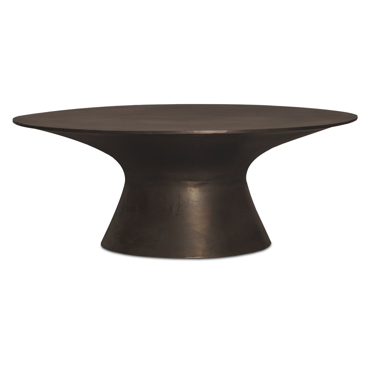 Bardo Outdoor Coffee Table Deep Bronze, Outdoor Table by Moe's Home, 3'4" width x 1'3.5" height x 3'4" depth View 1