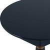 Luster Navy Blue Accent Table, Furniture by Uttermost, 11.75" width x 25.5" height x 11.75" depth thumbnail 5