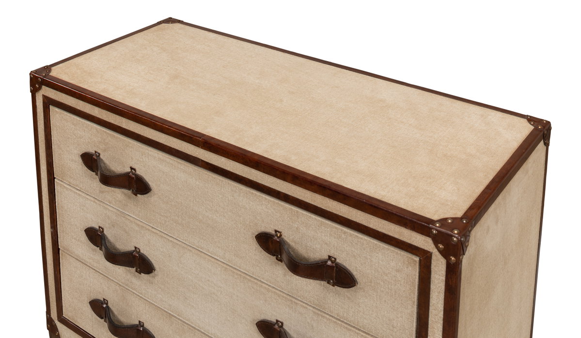 French Art Deco Commode, by Sarreid, 1'4" length x 3' width x 2'8" height View 7
