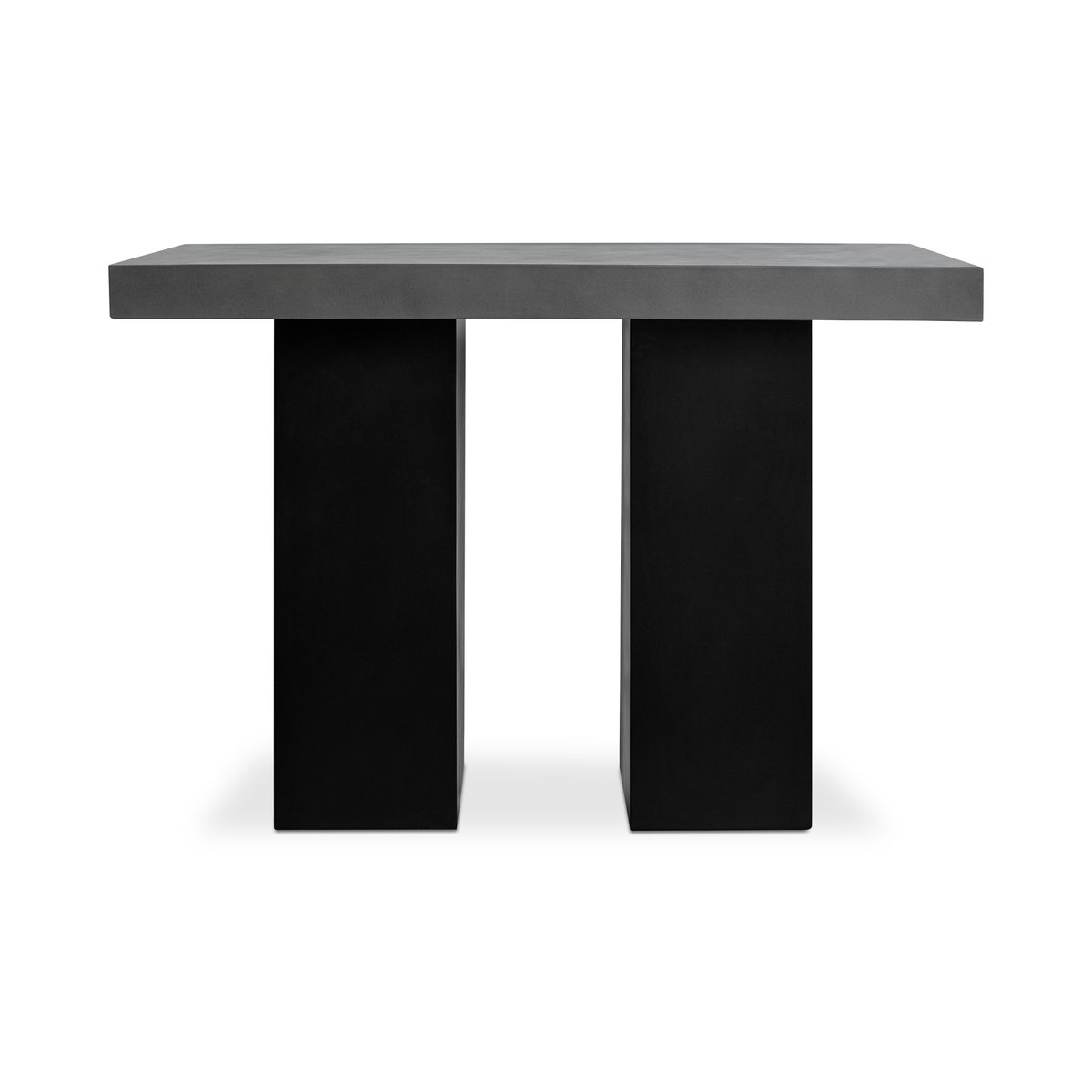 Lithic Outdoor Bar Table Grey, Outdoor Chair by Moe's Home, 5'3" width x 3'7.25" height x 2'3.5" depth View 1