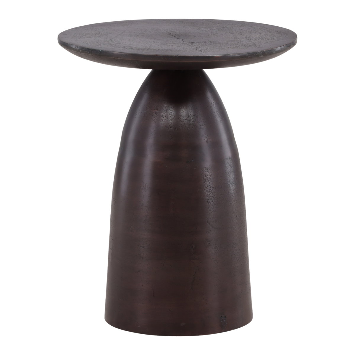 Wilhemina Side Table Copper, Side & End Table by Dovetail, 19" width x 22" height x 19" diameter x 19" depth View 1