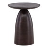 Wilhemina Side Table Copper, Side & End Table by Dovetail, 19" width x 22" height x 19" diameter x 19" depth thumbnail 1